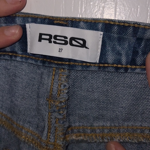 COPY - checkered straight leg jeans! high rise:) 🤍🤍 - Picture 5 of 5